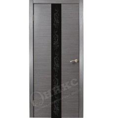 Дверь деревянная "Оникс" СОНАТА дуб серый